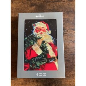 New‎ Seasons from Hallmark 16 Christmas Cards Santa Clause Christmas multicolor.